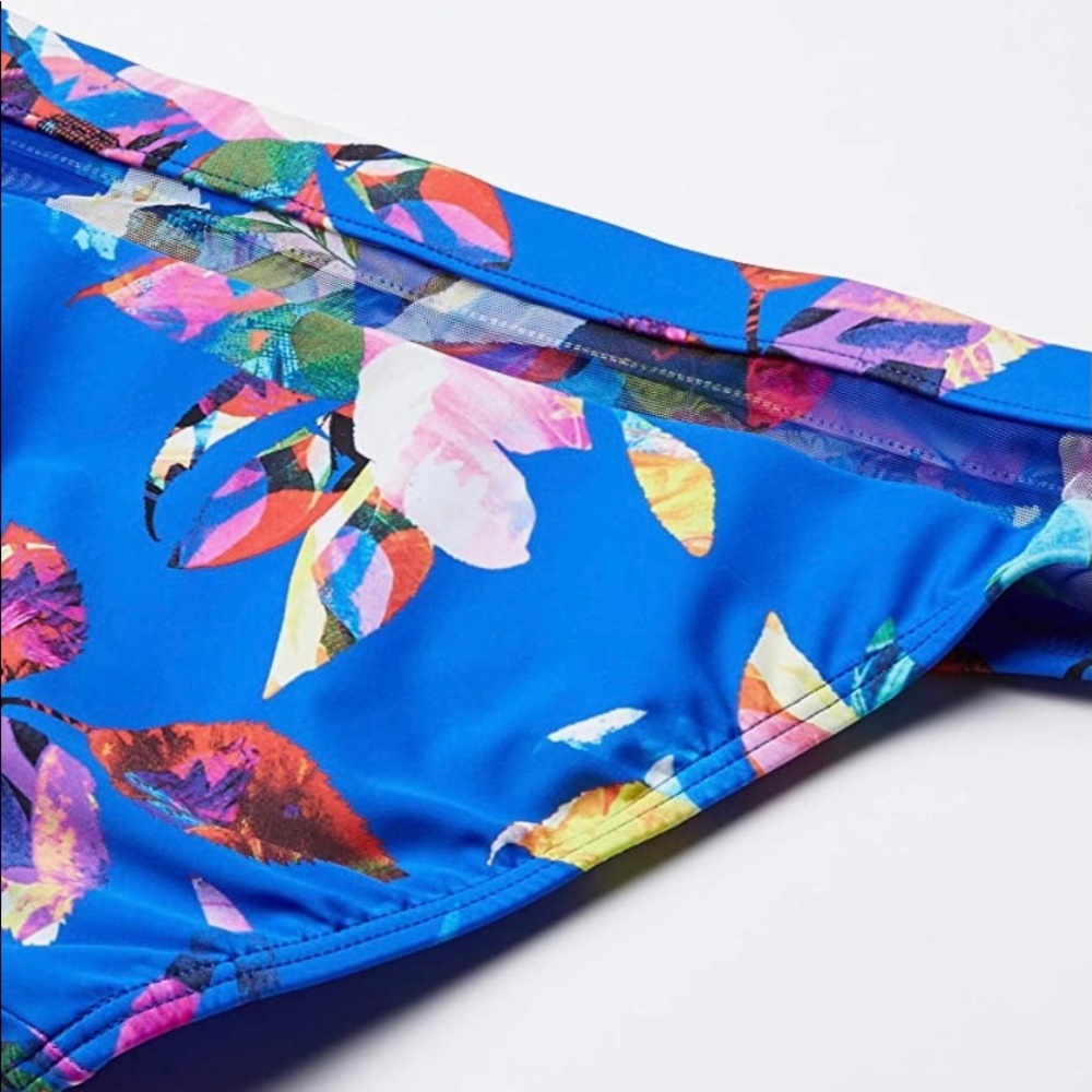 NWT‎ $59 La Blanca Havana Tropics Bikini Bottom Sz4 - Picture 3 of 8